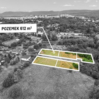 Prodej stavební parcely 612 m² Teplice