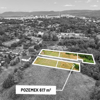 Prodej stavební parcely 617 m² Teplice