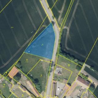 Prodej stavební parcely 2 077 m² Děčany