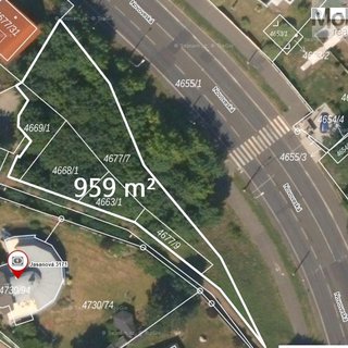 Prodej stavební parcely 959 m² Teplice, Nová cesta