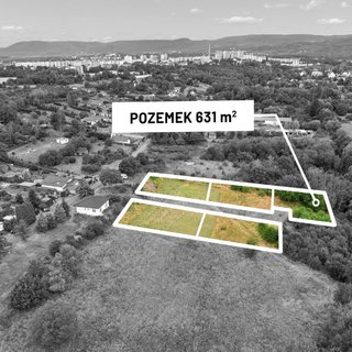 Prodej stavební parcely 631 m² Teplice