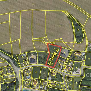 Prodej stavební parcely 2062 m&sup2; Ostředek