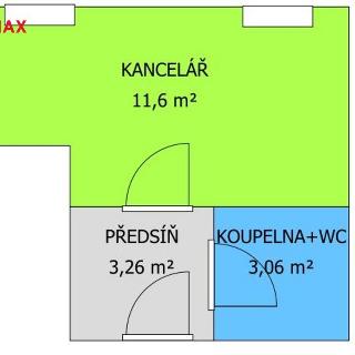 Pronájem kanceláře 18 m² Znojmo, Pražská