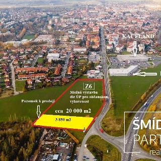 Prodej komerčního pozemku 3 850 m² Čáslav, Jeníkovská