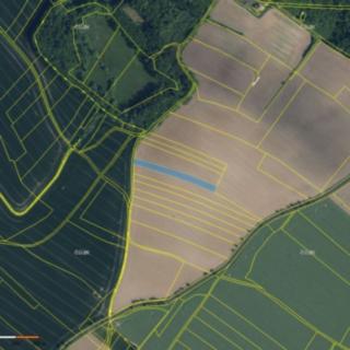 Prodej zemědělské půdy 1947 m&sup2; Husí Lhota