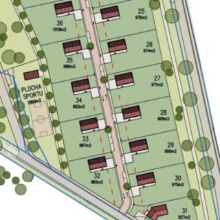Prodej stavební parcely 865 m&sup2; Charvatce