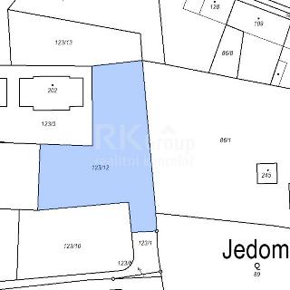 Prodej stavební parcely 1313 m² Jedomělice