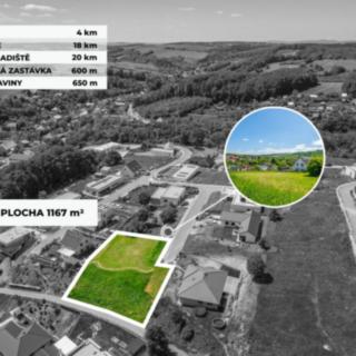 Prodej stavební parcely 1 167 m² Březnice