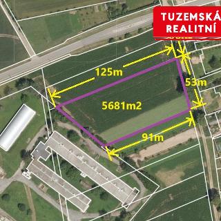 Prodej komerčního pozemku 5 681 m² Blatec