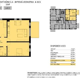 Prodej bytu 4+1 82 m² Žďár nad Sázavou