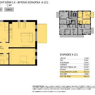 Prodej bytu 3+kk 82 m² Žďár nad Sázavou