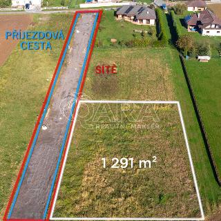 Prodej stavební parcely 1 291 m² Vřesina