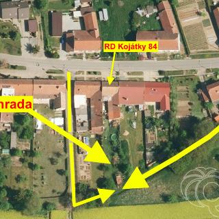 Prodej zahrady 345 m² Kojátky