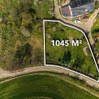 Prodej stavební parcely 1 045 m² Dřetovice