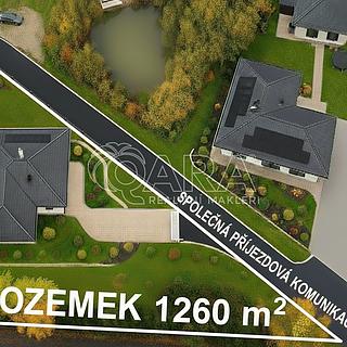 Prodej stavební parcely 1260 m&sup2; Mokrouše