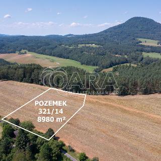 Prodej zemědělské půdy 49 506 m² Huntířov, 