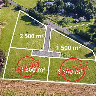 Prodej stavební parcely 2 500 m² Frenštát pod Radhoštěm, 