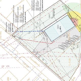 Prodej stavební parcely 1610 m&sup2; Obříství