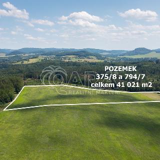 Prodej zemědělské půdy 41 021 m² Huntířov, 