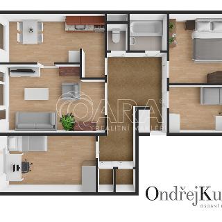 Prodej bytu 4+1 91 m² Praha, Vackova