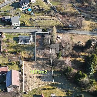 Prodej stavební parcely 1153 m&sup2; Krásná