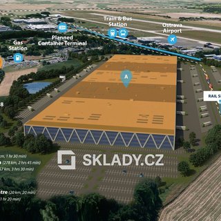 Pronájem skladu 10 000 m² Ostrava, 