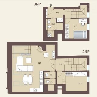 Prodej bytu 3+kk 103 m² Praha, Na Petynce