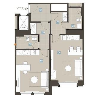 Prodej bytu 2+kk 68 m² Praha