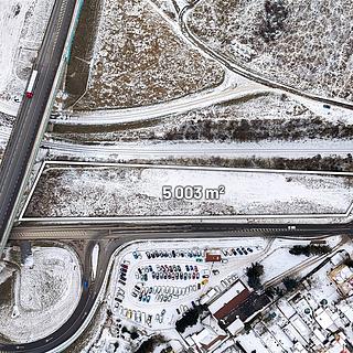 Pronájem komerčního pozemku 5003 m&sup2; Slaný