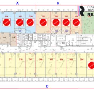 Pronájem kanceláře 29 m&sup2; Zlín