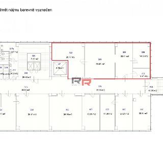 Pronájem kanceláře 106 m² Olomouc, Hálkova