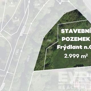 Prodej stavební parcely 2 999 m² Frýdlant nad Ostravicí, Frenštátská