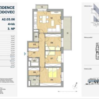 Prodej bytu 4+kk 97 m² Praha Chodov, Blažimská