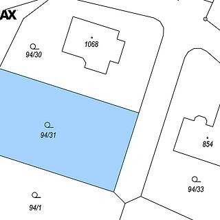 Pronájem stavební parcely 1112 m&sup2; Louňovice