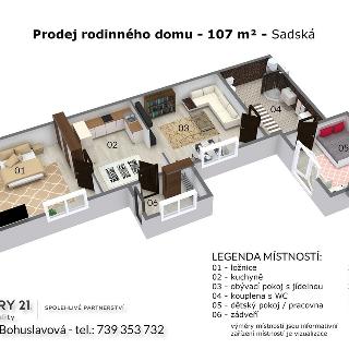 Prodej rodinného domu 107 m² Sadská, Jesemany