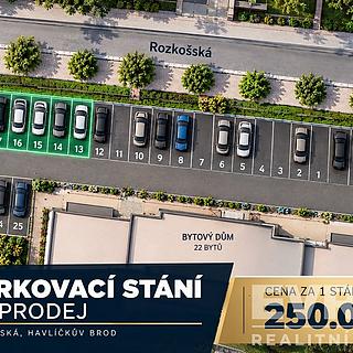 Prodej ostatních pozemků 13 m&sup2; Havlíčkův Brod