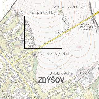 Prodej stavební parcely 13 304 m² Zbýšov, 