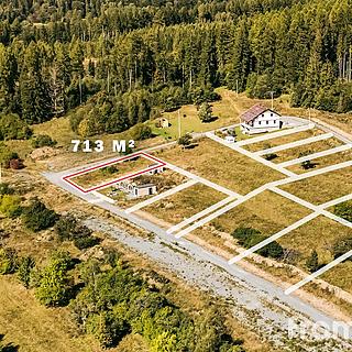 Prodej stavební parcely 713 m&sup2; Václavov u Bruntálu