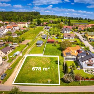 Prodej stavební parcely 678 m² Kluky