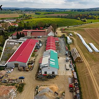 Pronájem skladu 1400 m&sup2; Buřenice