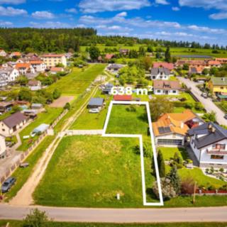 Prodej stavební parcely 638 m² Kluky