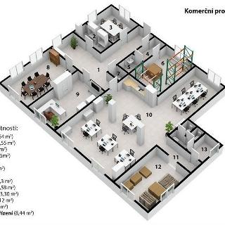 Pronájem kanceláře 230 m² Benešov, Táborská