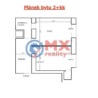 Pronájem bytu 2+kk 53 m² Praha, Sokolovská