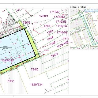 Prodej komerčního pozemku 2 800 m² Boršice, 