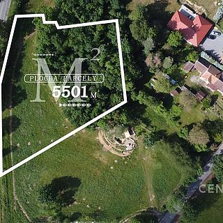Prodej stavební parcely 5635 m&sup2; Vysoký Chlumec