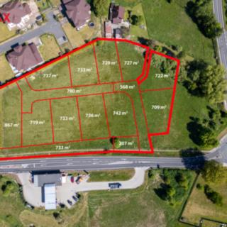 Prodej stavební parcely 709 m² Nová Role Mezirolí