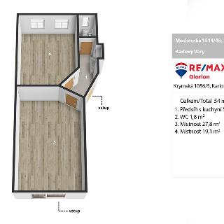 Pronájem ostatního komerčního prostoru 53 m² Karlovy Vary, Moskevská