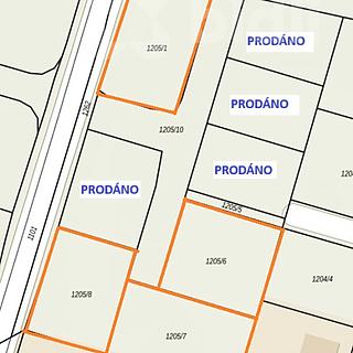 Prodej stavební parcely 768 m&sup2; Čankovice