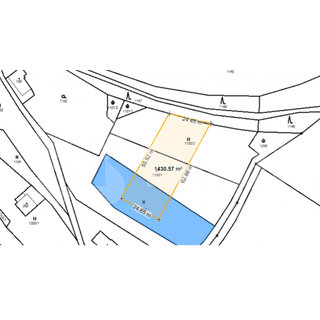 Prodej stavební parcely 1430 m² Semily