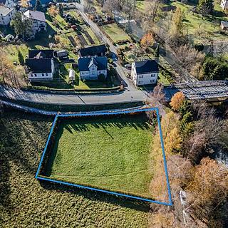 Prodej stavební parcely 1305 m&sup2; Bystřice